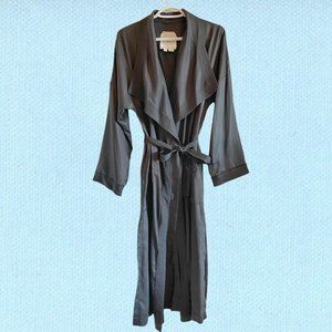 Hei Hei Anthro long trapunto trench robe coat